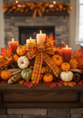 Harvest Plaid Bow Pick - Image 3