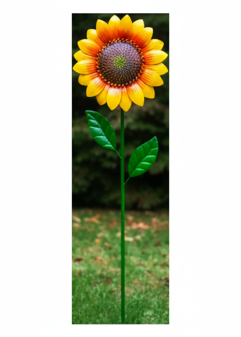 56" Bobble Sunflower Stake - Image 2