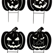 Glowing Jack-O'-Lantern Stakes
