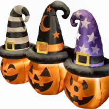 Witchy Pumpkin Inflatable