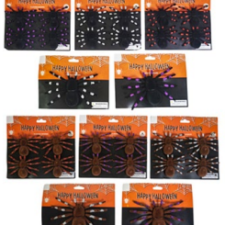 Flocked Spiders