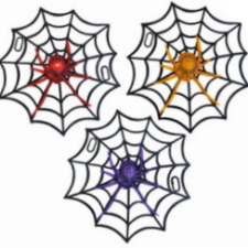 LED Hanging Spider Web
