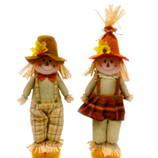 24" Plush Standing Scarecrow