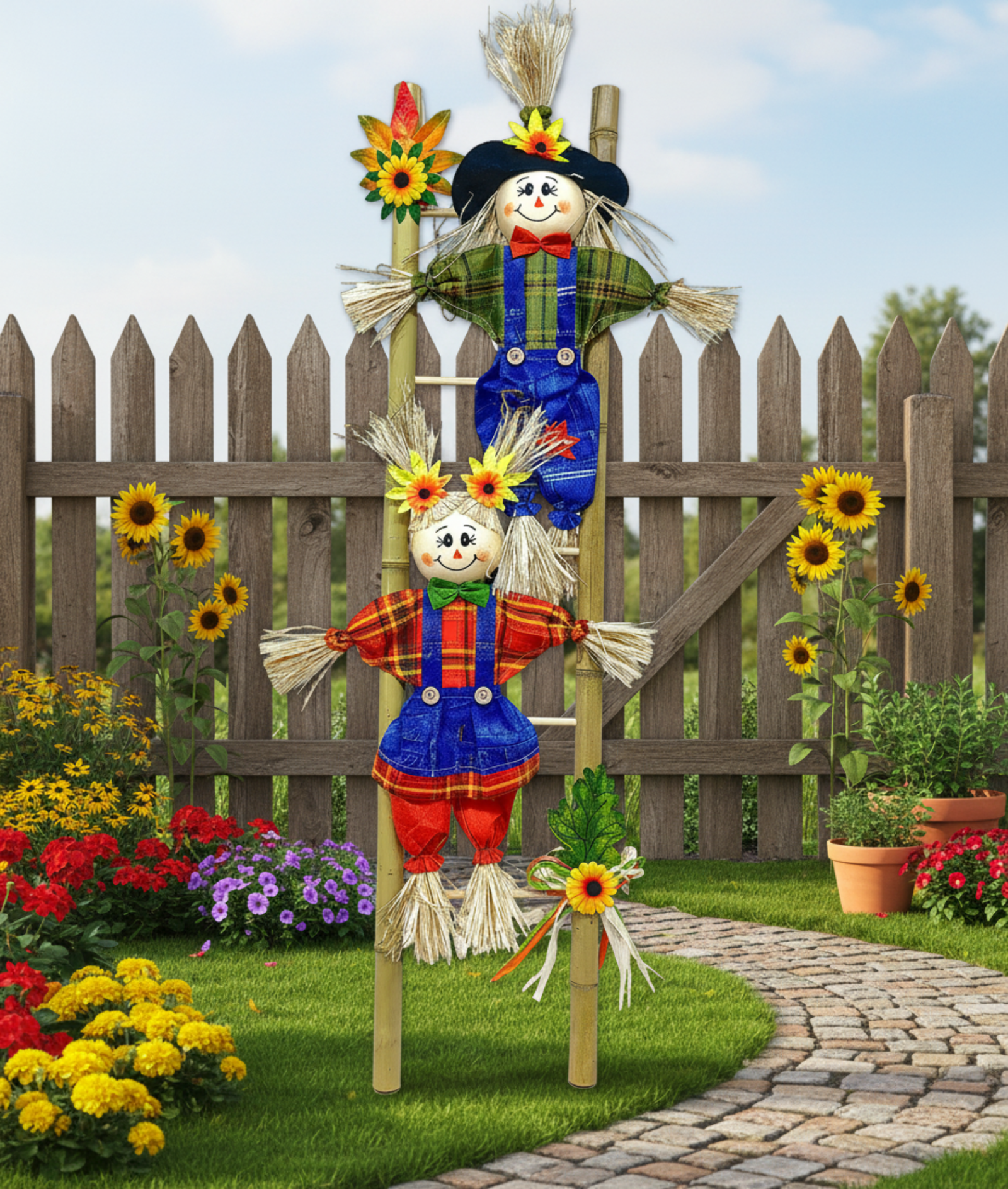 36" Scarecrow Ladder - Image 2