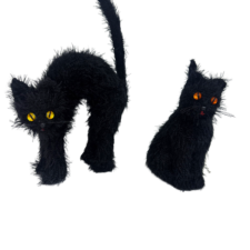 8" Black Cat