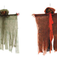 24" Hanging Pumpkin Ghoul