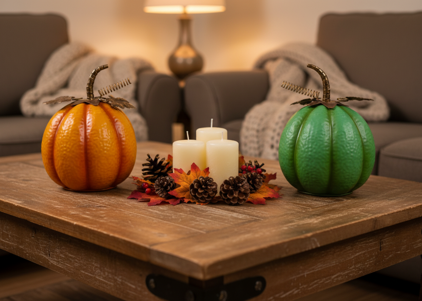 11" Standing Pumpkin - Image 2