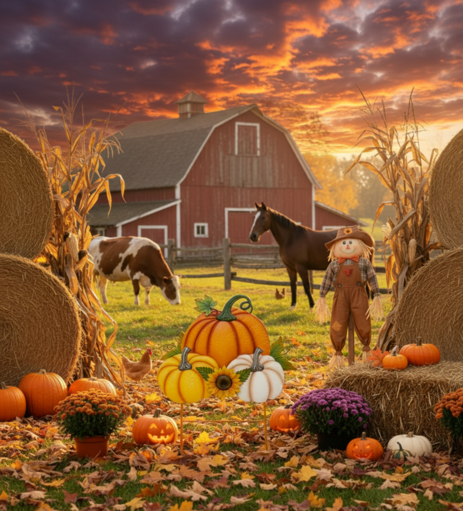 30" Pumpkin Stake - Image 3