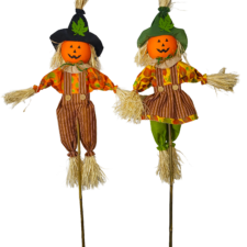 36" Pumpkin Face Scarecrow
