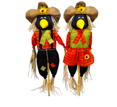 60" Mr. & Mrs. Crow