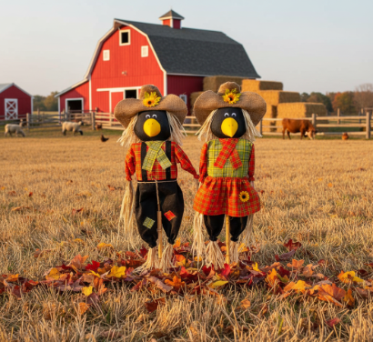 60" Mr. & Mrs. Crow - Image 3