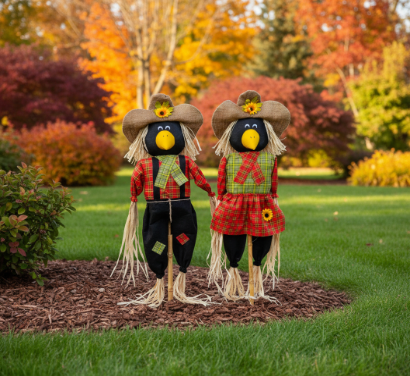 60" Mr. & Mrs. Crow - Image 4